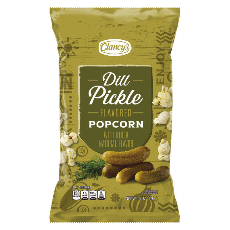 Clancy's Dill Pickle Popcorn<p>Aldi</p>