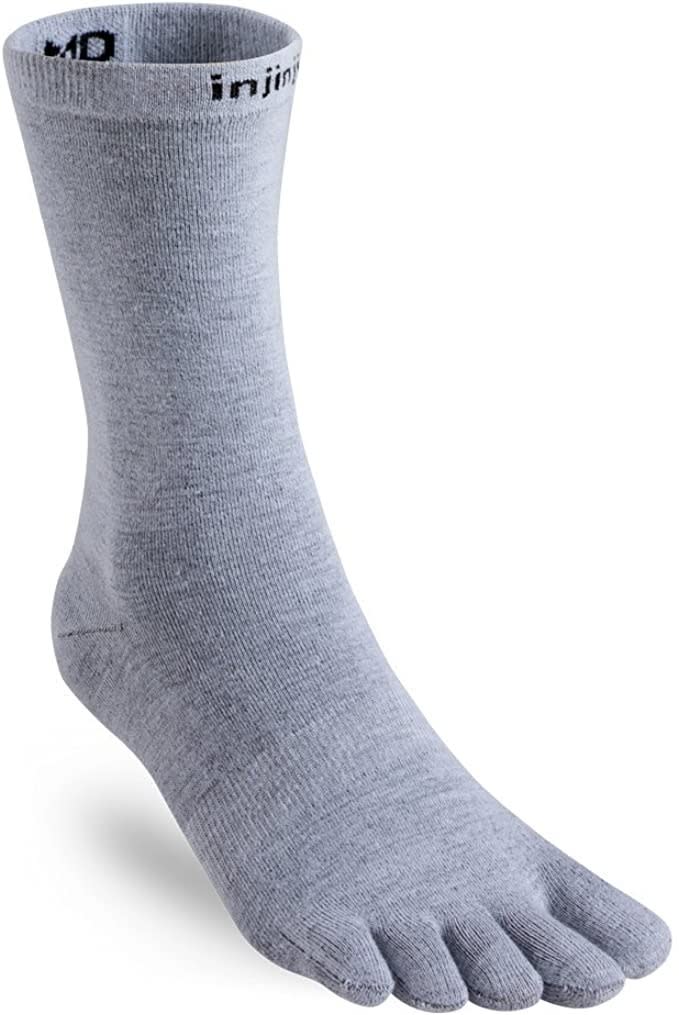 Socks with toes, Injinji Nuwool Liner Crew Socks