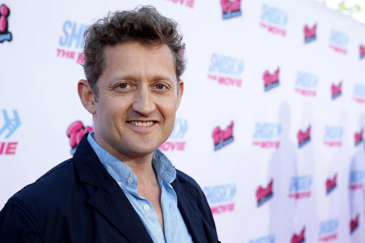 Director Alex Winter seen at the Los Angeles Premiere of AwesomenessTV and Defy Media's "SMOSH: THE MOVIE" held at Westwood Village Theatre on Wednesday, July 22, 2015, in Los Angeles. (Photo by Eric Charbonneau/Invision for AwesomenessTV/AP Images)