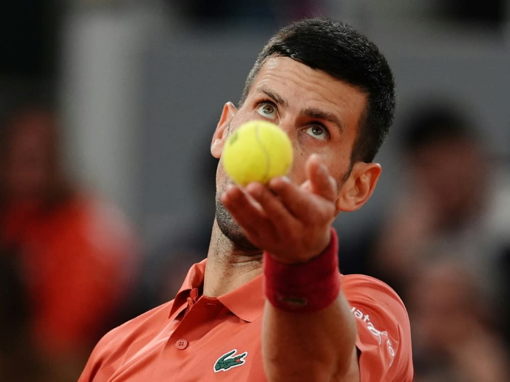 Voller Fokus auf die nächste Runde: Novak Djokovic (Dimitar DILKOFF)