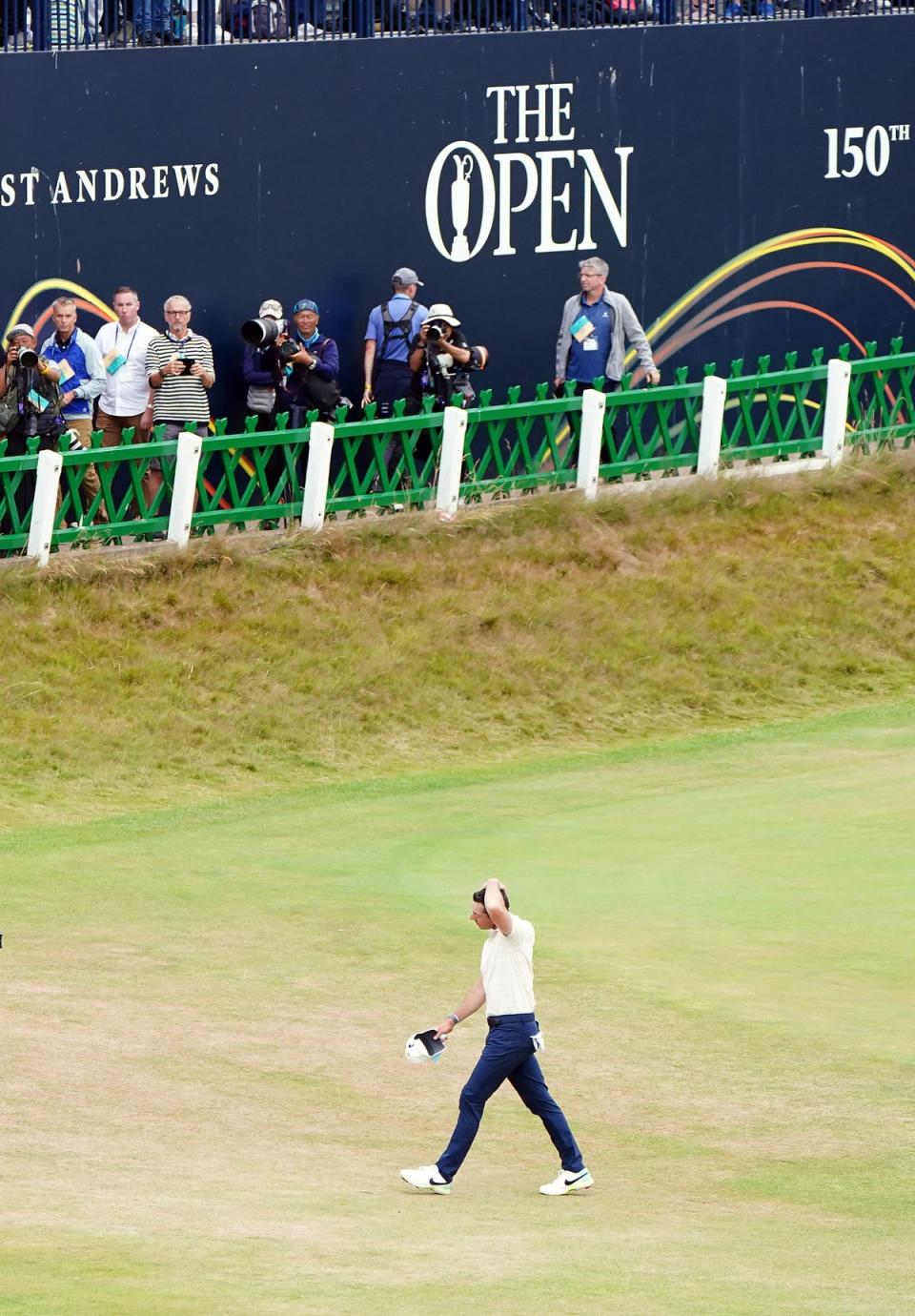 McIlroy was pipped in the final round at the Open (Jane Barlow/PA) (PA Wire)