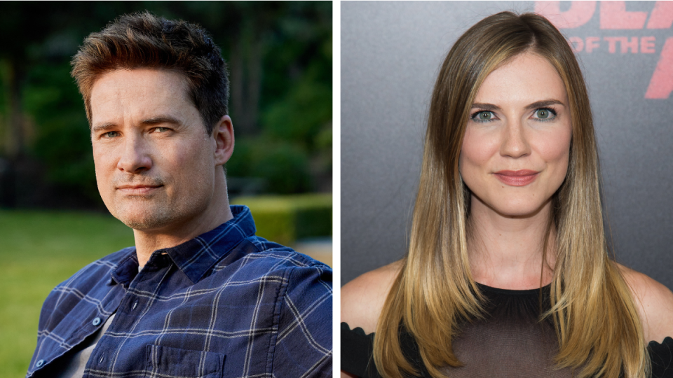 Warren Christie and Sara Canning