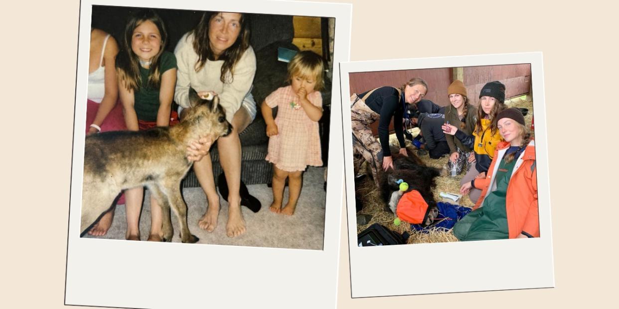 Dr Oakley Yukon Vet with daughters