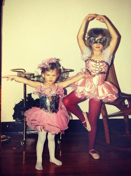 Karlie Kloss was clearly interested in being a ballerina when she was younger.