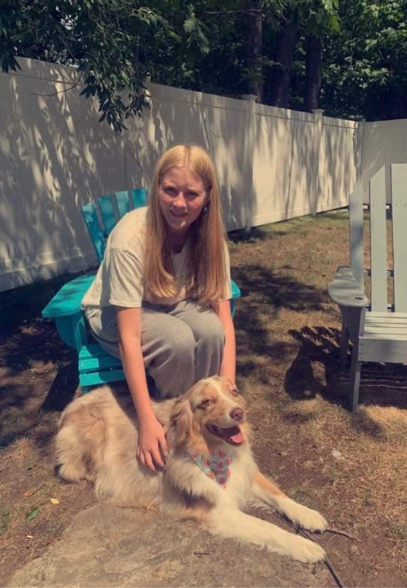 Fifteen-year-old Cali Laliberte of Westminster started her company, the Aussie Pup Co., after she adopted her dog, Charlie, during the height of the pandemic.