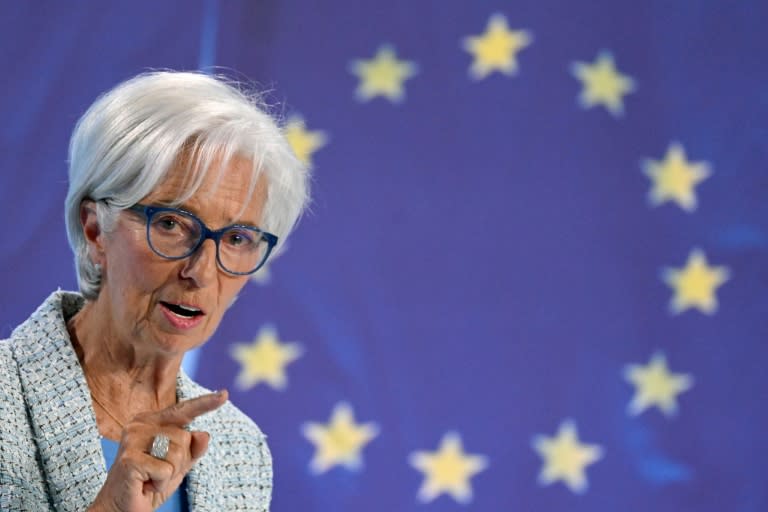 La presidenta del Banco Central Europeo, Christine Lagarde, el 6 de junio de 2024 en la ciudad alemana de Fráncfort (Kirill Kudryavtsev)