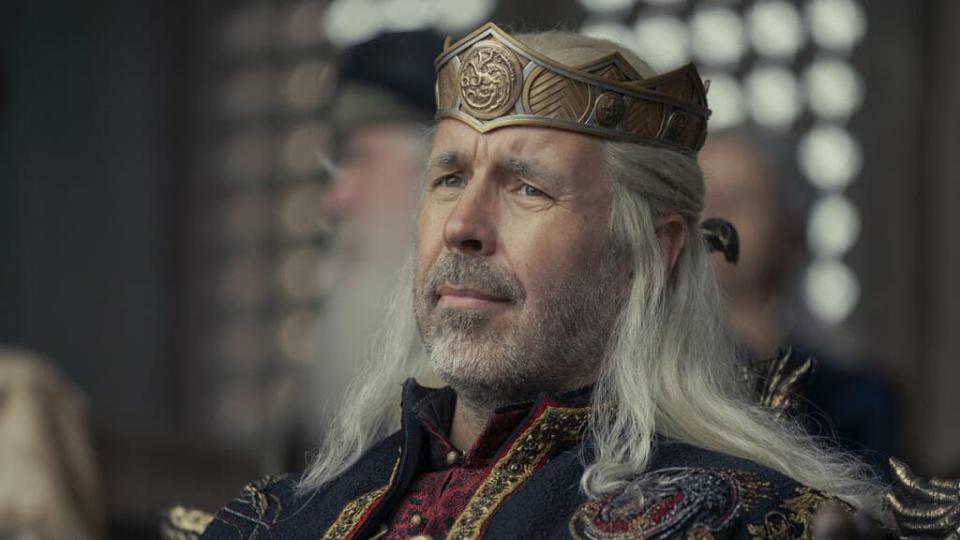 Paddy Considine as King Viserys Targaryen in "House of the Dragon" (HBO)