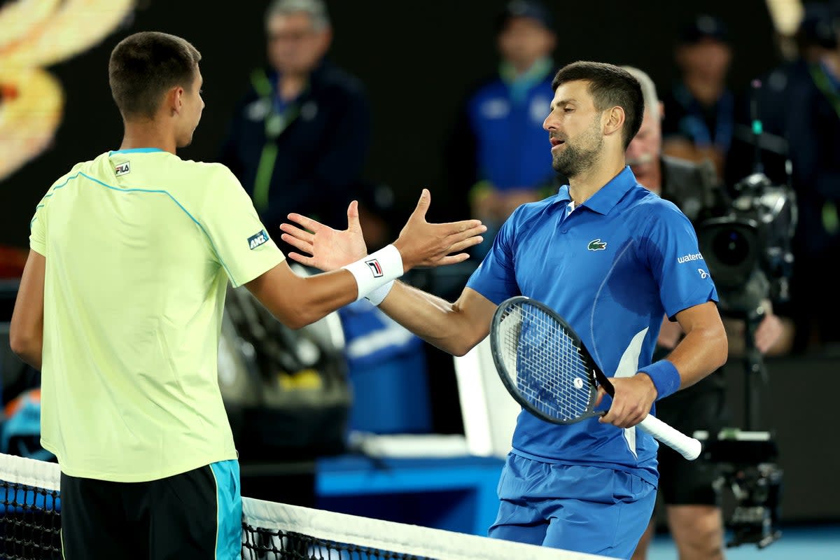 Djokovic found his spark to ease to the fourth set (Getty)