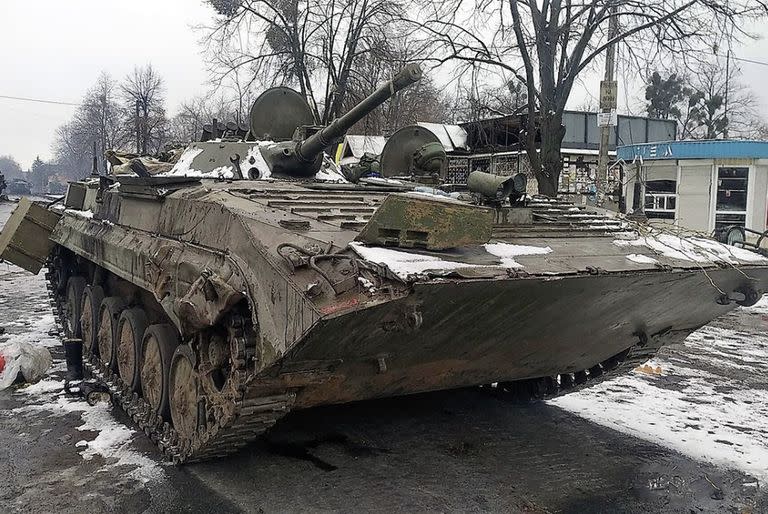 BMP-1, tanque