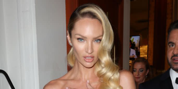 candice swanepoel shares jawdropping topless video in a thong