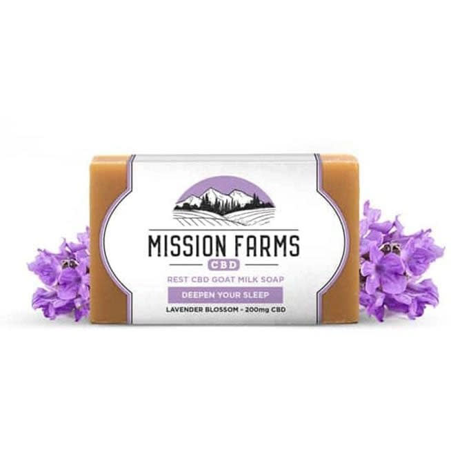 Mission Farms Rest CBD Goat Milk Soap