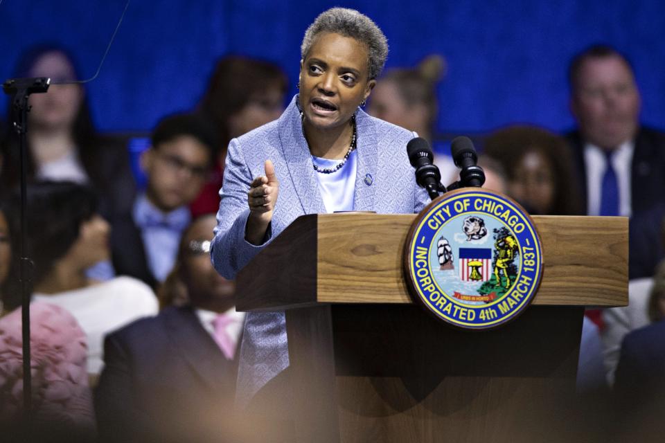 Image: Inauguration Of Lori Lightfoot As Chicago's Mayor (Bloomberg / Bloomberg via Getty Images)