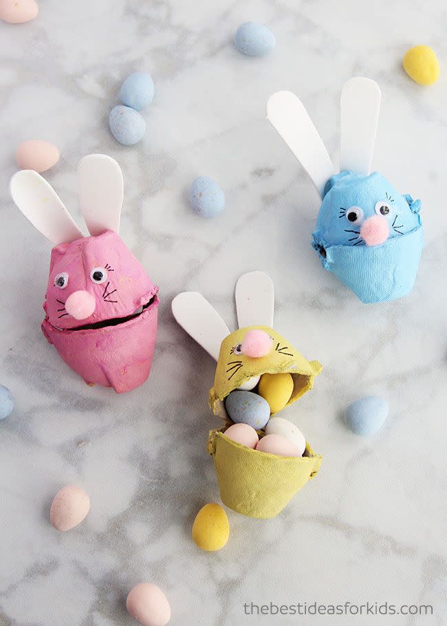 Egg Carton Bunnies