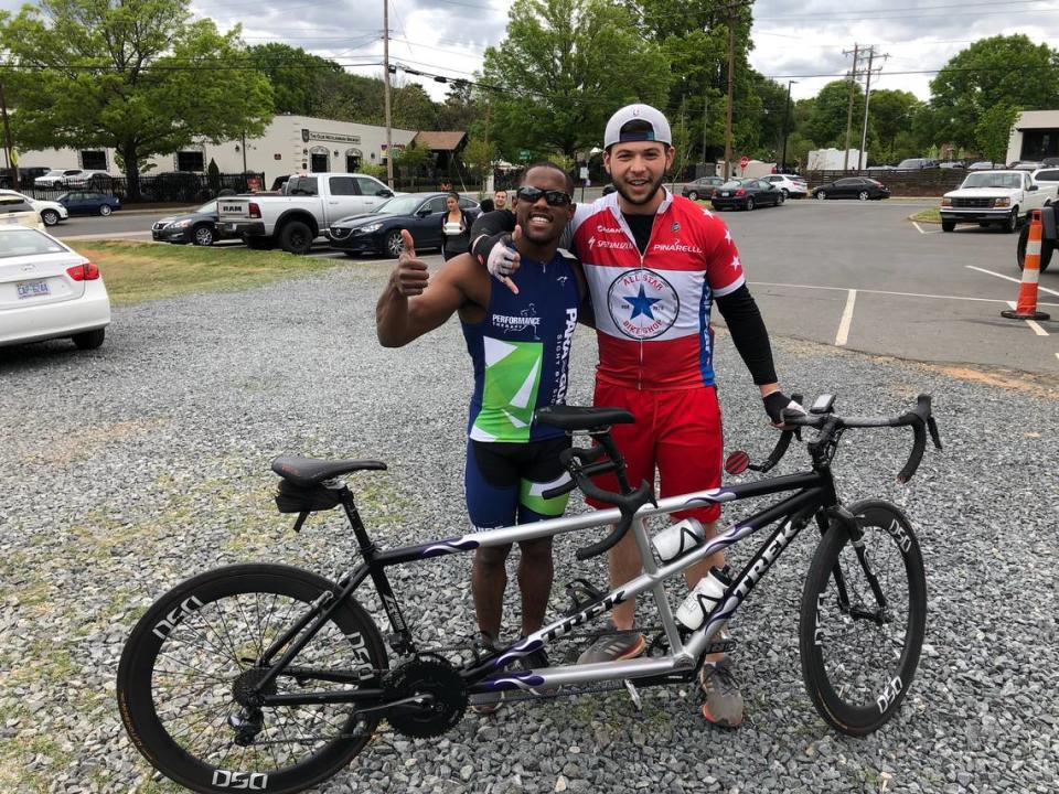 During their training rides, Robinson and Scott would talk through class work and study, accelerating both their fitness and their academic excellence.