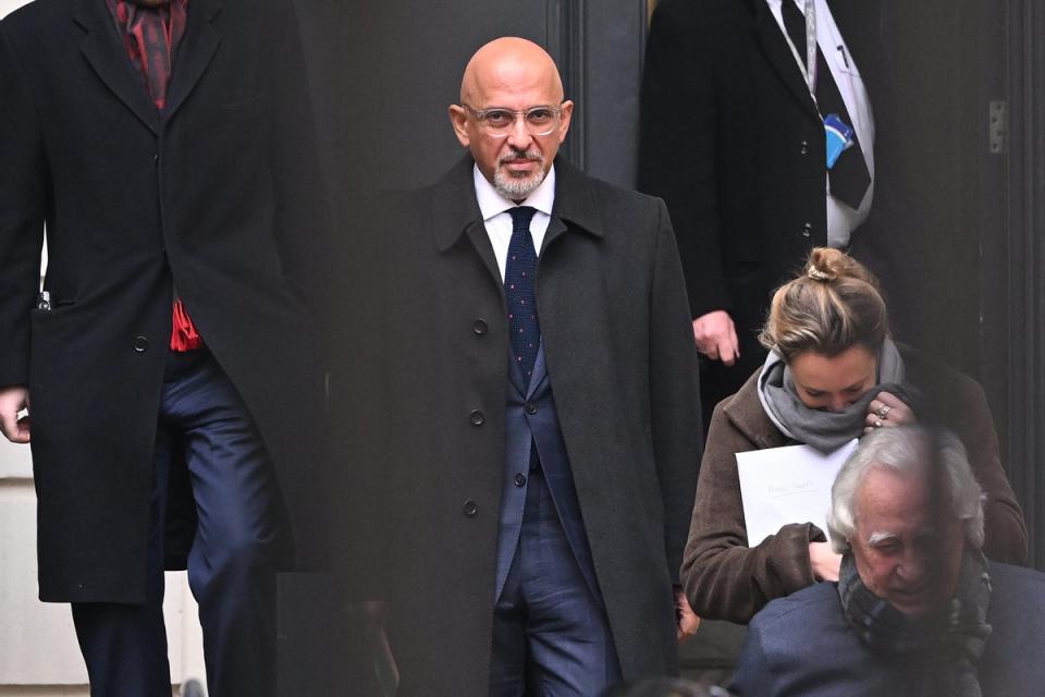 Nadhim Zahawi leaves Conservative Campaign Headquarters (Getty Images)