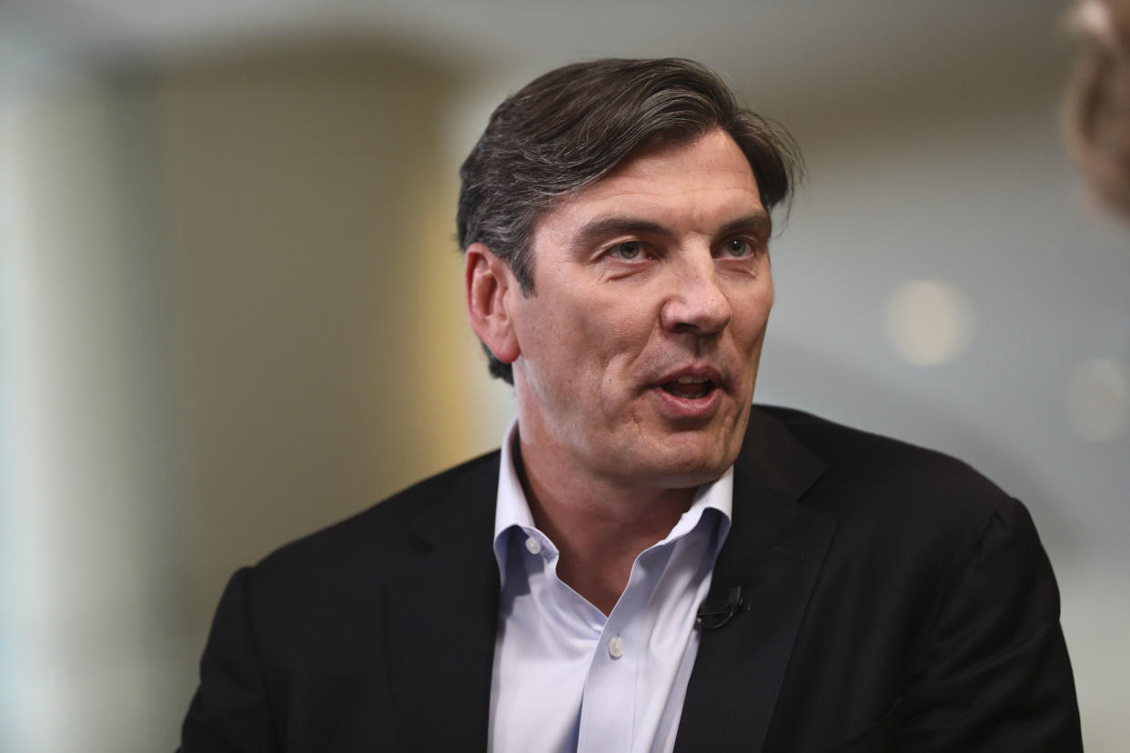 Tim Armstrong (above) will be replaced as head of Oath by Guru&nbsp;Gowrappan on Oct. 1. (Photo: Bloomberg via Getty Images)