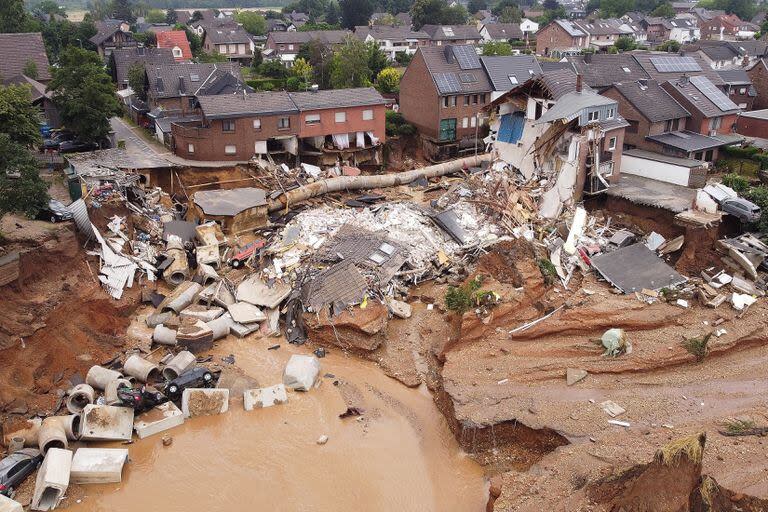 Inundaciones en Alemania, 2021. 