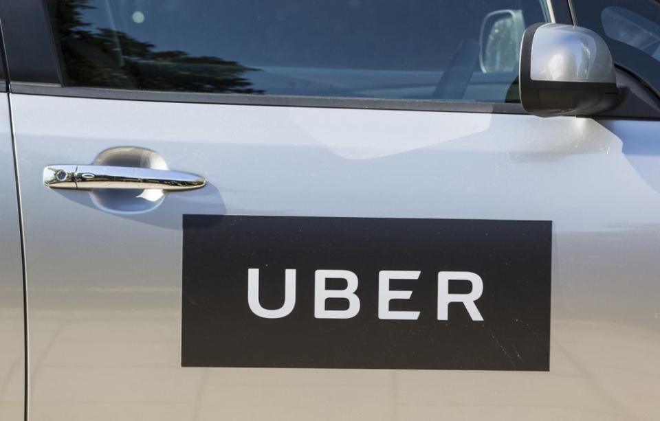Uber shares climbed higher in the US at start of trading on Wednesday (Laura Dale/PA) (PA Wire)