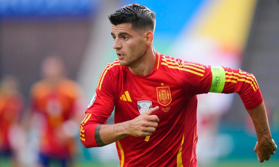 <span>Álvaro Morata captained Spain to victory at Euro 2024 after fearing he would be unable to take part in the tournament.</span><span>Photograph: Jose Breton/NurPhoto/Shutterstock</span>