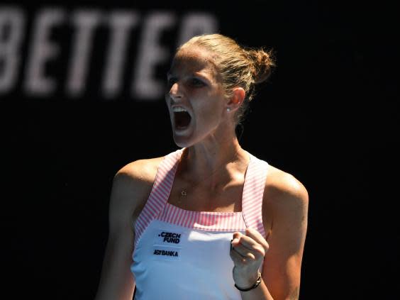 Pliskova is through to the last four (AFP/Getty Images)