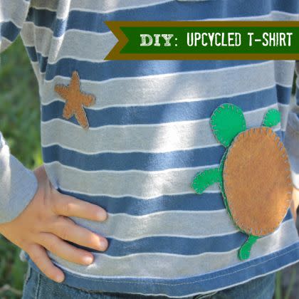 DIY: Easy T-Shirt Upcycle