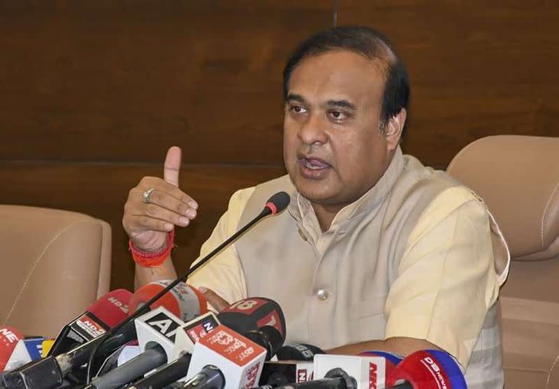 印度阿薩姆省首長薩爾瑪(Himanta Biswa Sarma)。 (圖:PTI)