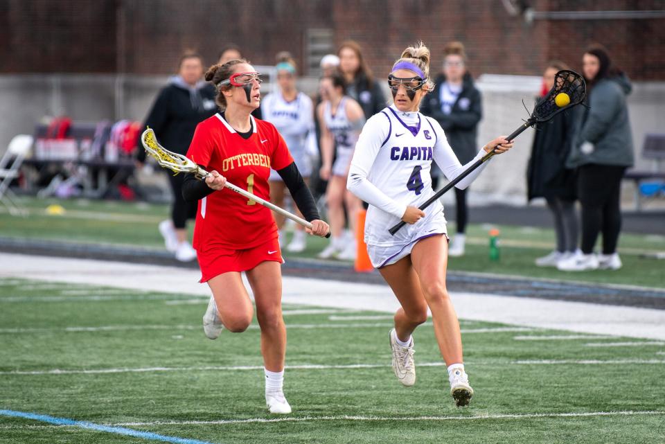 Grace Osborn, a Pickerington Central graduate, was a key contributor in Capital's run to its first NCAA tournament. She had 126 goals and 30 assists this season.