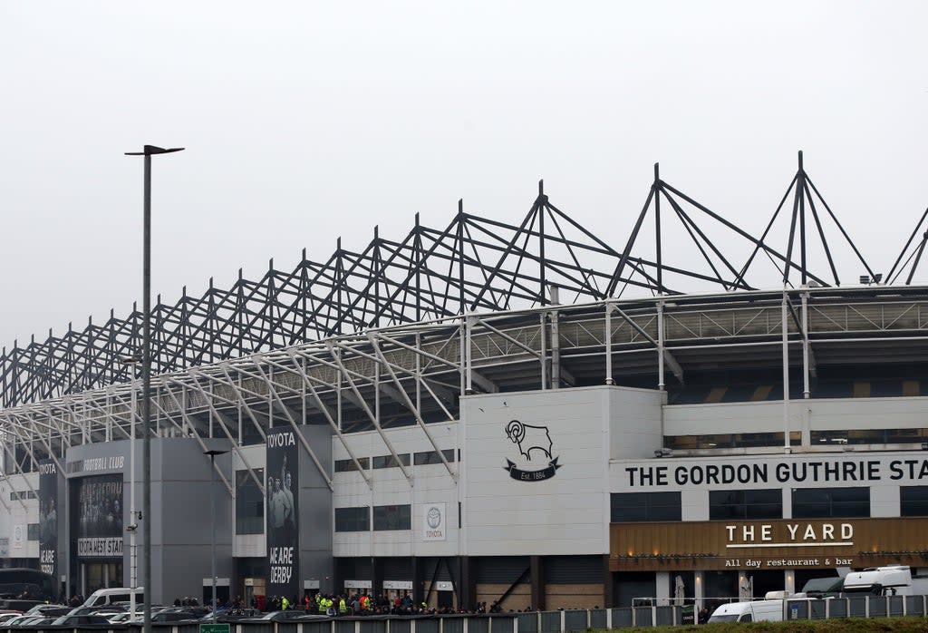 Derby have been in administration since September (Barrington Coombs/PA) (PA Wire)