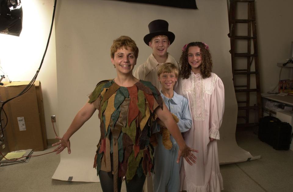 From left, Susie Kless, Tyler Simmons, Jordan Ford and Leigh Jones in Opera House Theater Co.'s production of "Peter Pan," early 2000s.