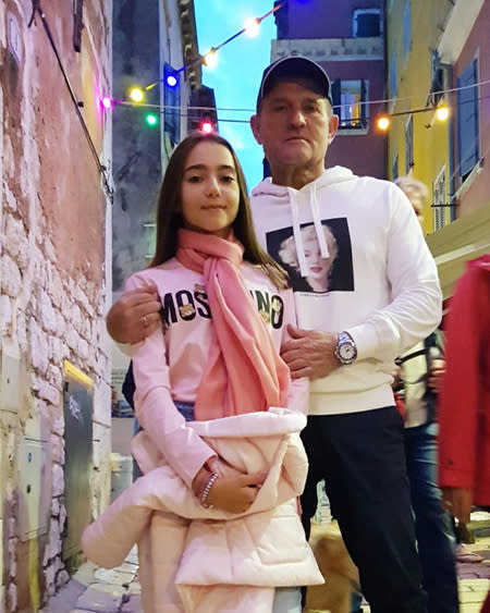 Medvedchuk on vacation with his daughter Daria<span class="copyright">Courtesy of Viktor Medvedchuk</span>