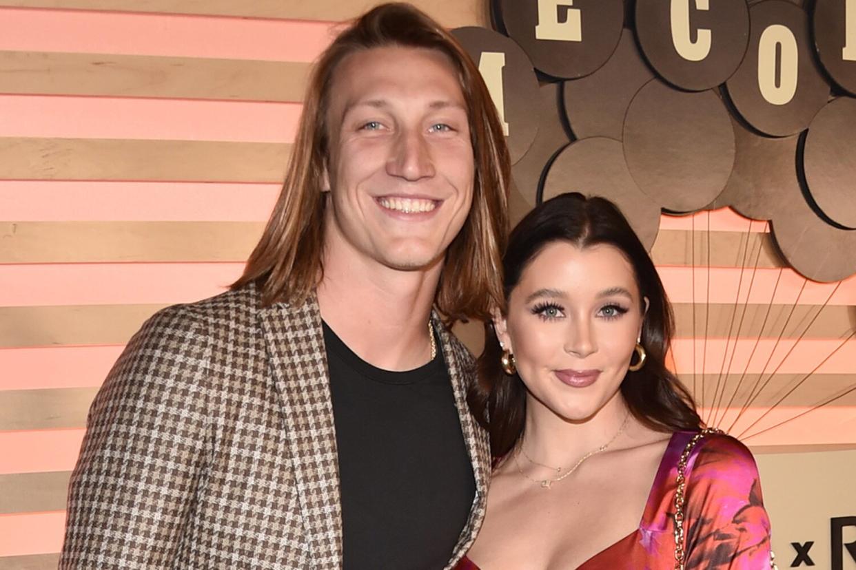 Trevor Lawrence and Marissa Mowry