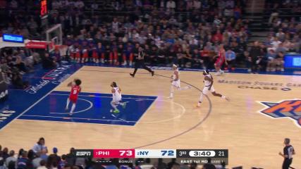 Sixers vs Knicks Game Highlights