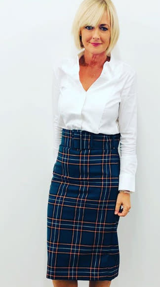 jane-moore-checked-skirt-instagram