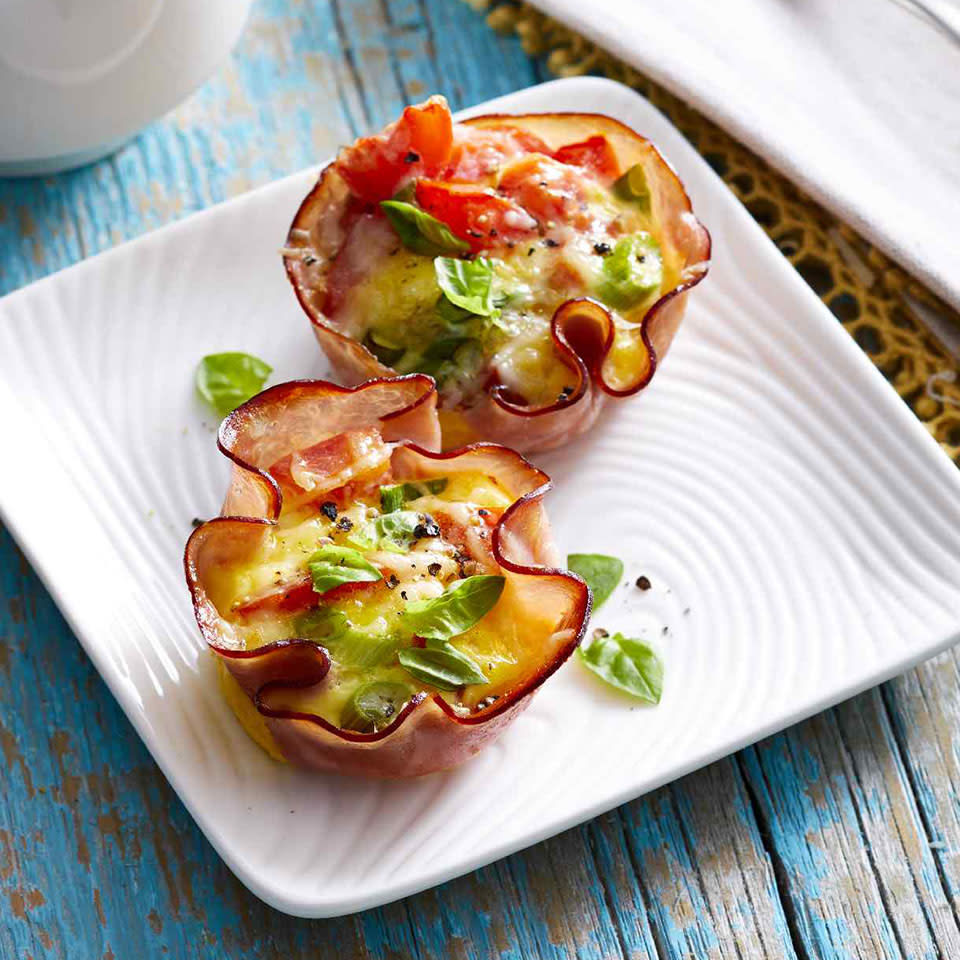 Tomato-Parmesan Mini Quiches