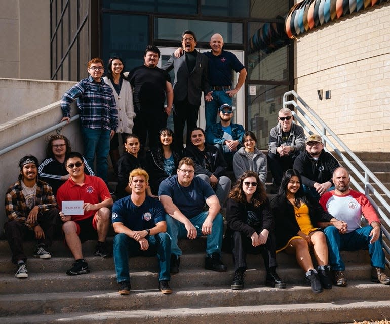 Members of the CSU Pueblo CyberWolves team