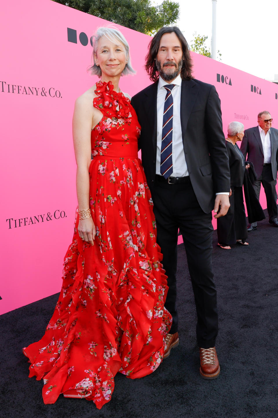 Alexandra Grant and Keanu Reeves