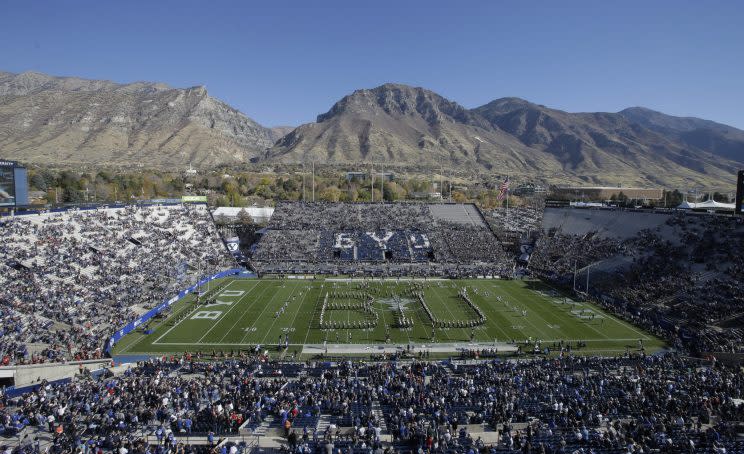 BYU’s athletic teams do not compete on Sundays. (AP Photo/Rick Bowmer)