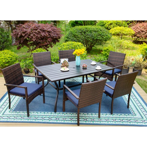 Bargain outdoor dining table