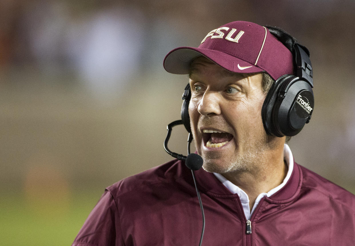 Jimbo Fisher will probably be buying a new Christmas tree. (AP Photo)