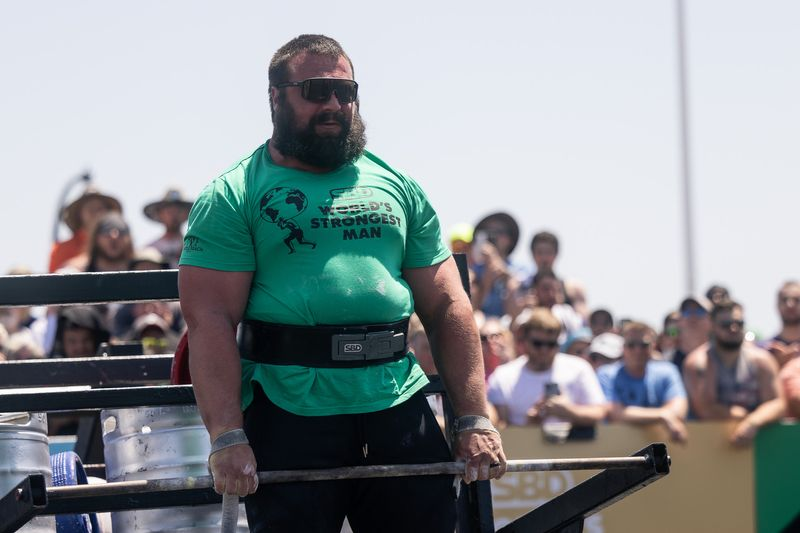 Thomas Evans made his World's Strongest Man debut at the 2023 competition.