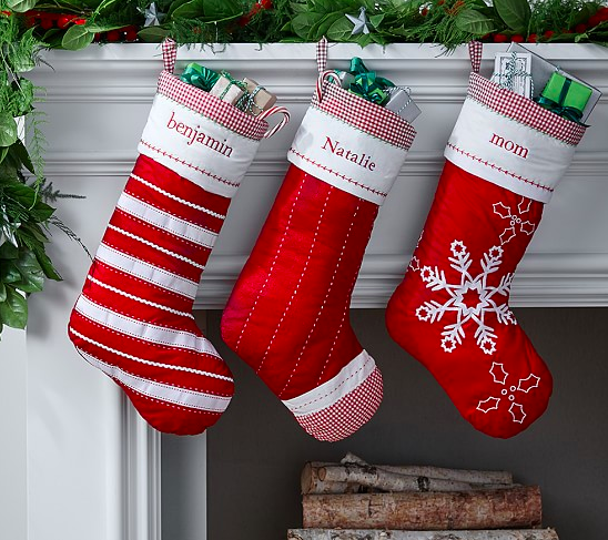 POTTERY BARN STOCKINGS