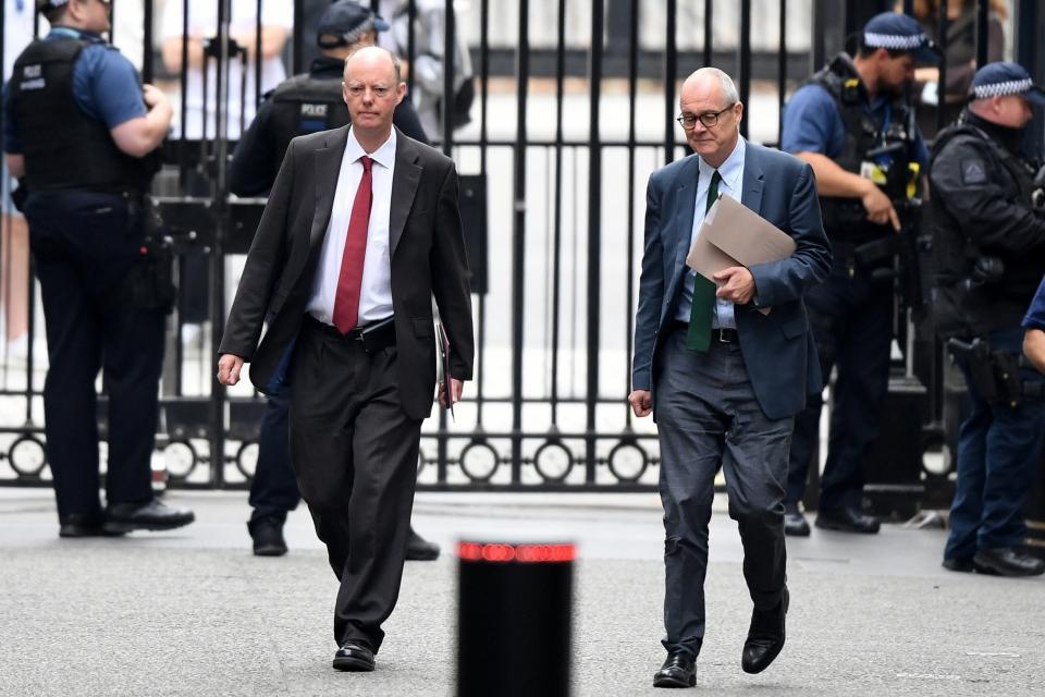 Sir Patrick Vallance and Professor Chris Whitty (Getty Images)