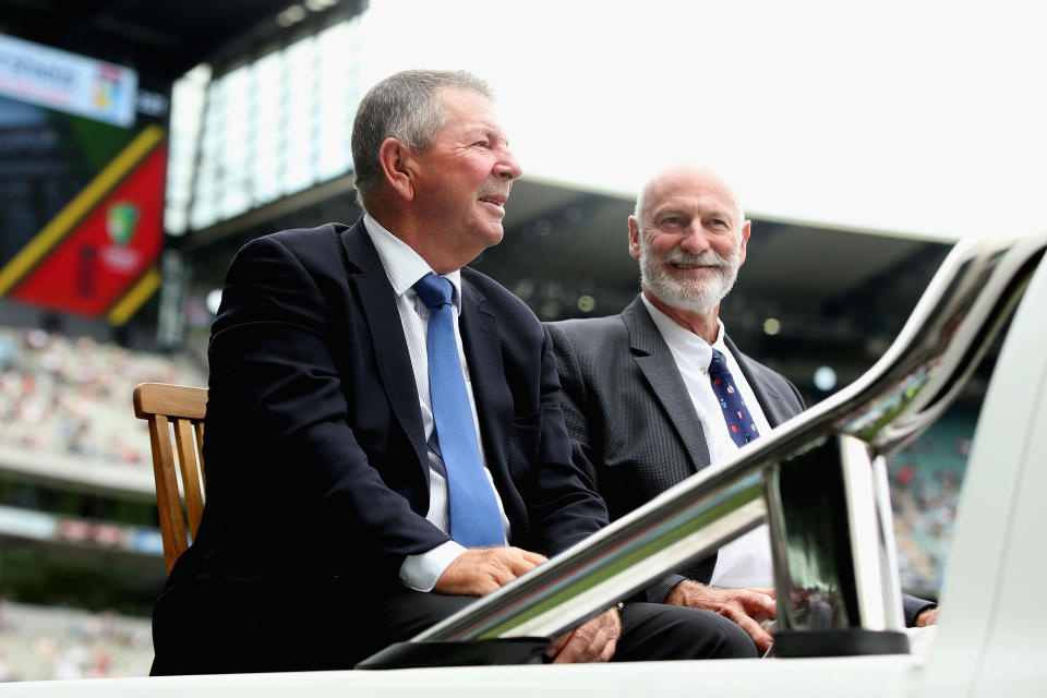 Rod Marsh and Dennis Lillee, pictured here at the MCG in 2017.