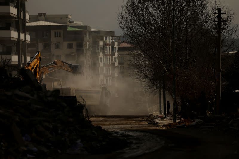 Aftermath of the deadly earthquake in Nurdagi