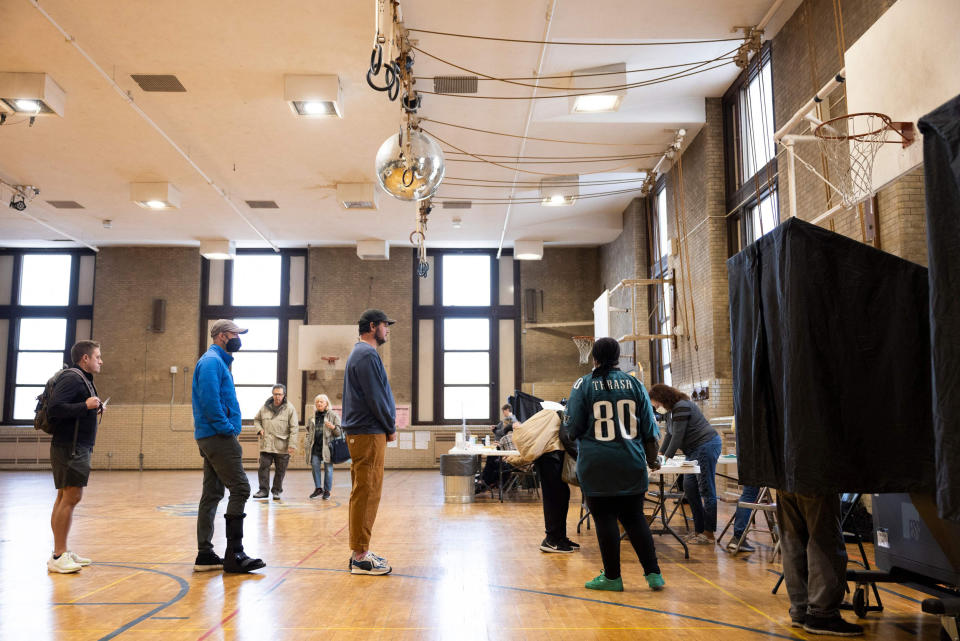 Voters cast their ballots at in Philadelphia, Pa. (Ryan Collerd / AFP via Getty Images file)