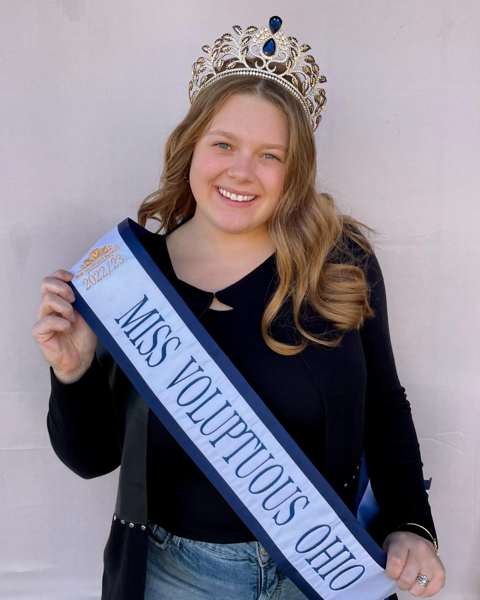 Briana Streib Balliett of Crestline was recently crowned Miss Voluptuous Ohio.