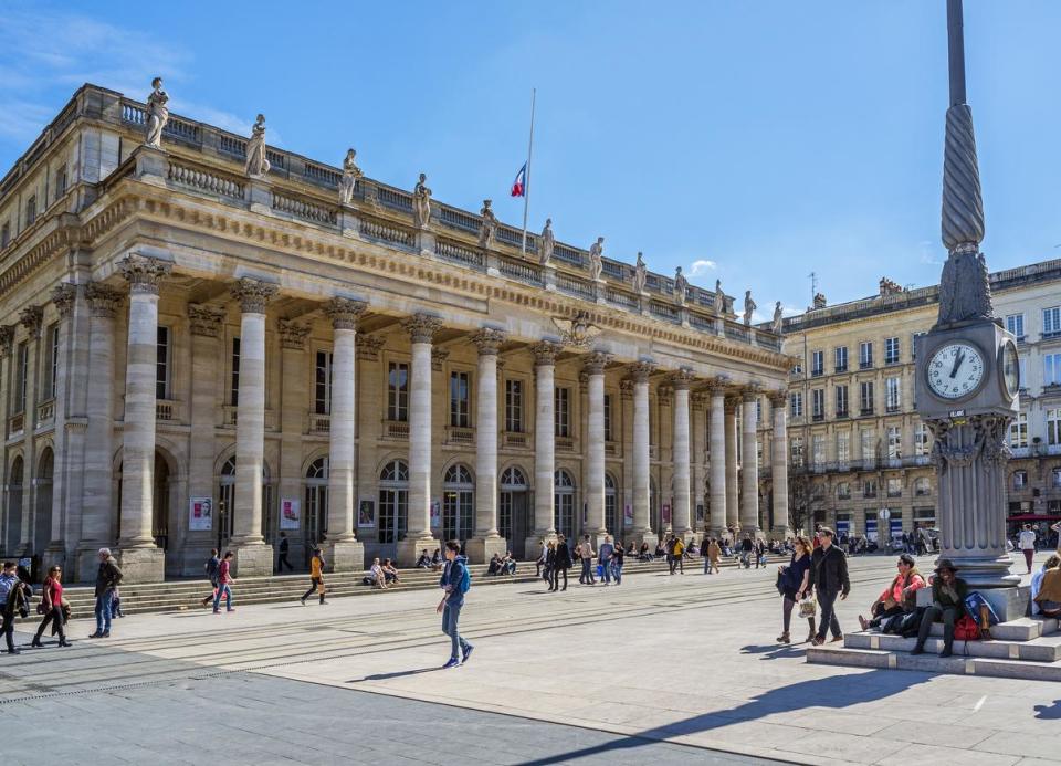 The Grand Theatre de Bordeaux is home to the city's opera and ballet companies (Getty Images)