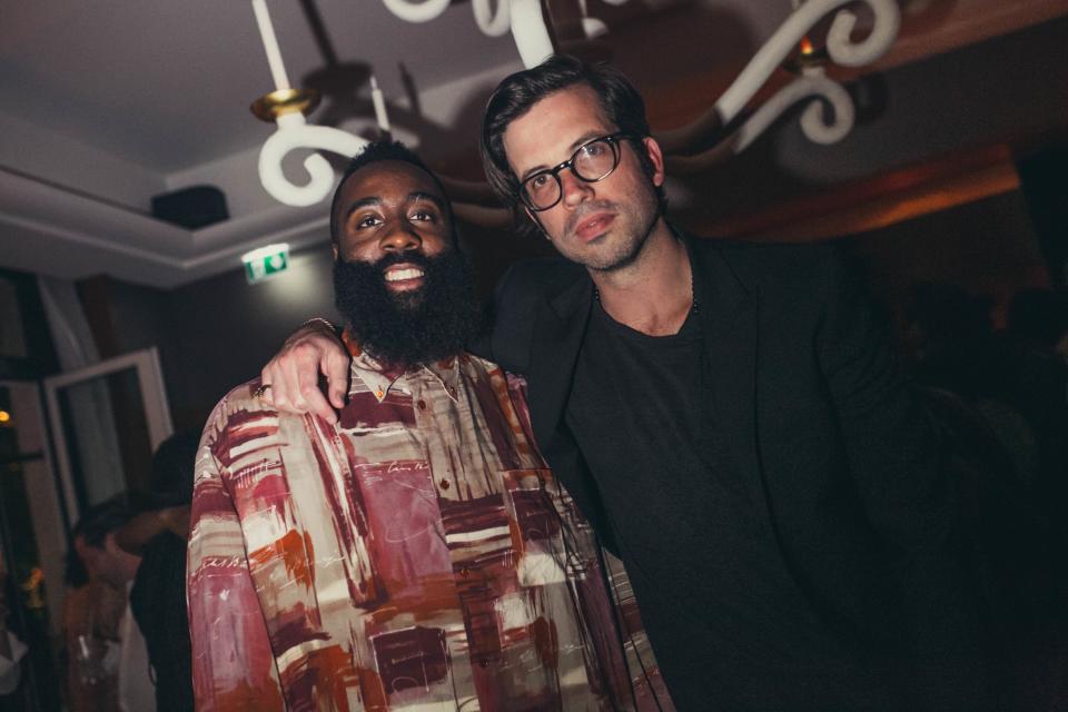 James Harden and 
 GQ creative director Will Welch