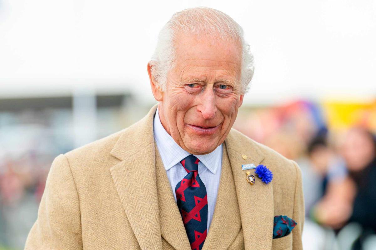 King Charles wears a kilt in Scotland for a day of dancing and sport before the summer break