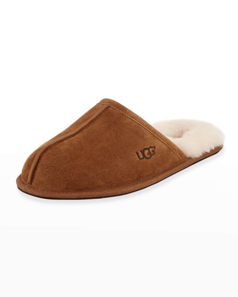 Scuff Fur-Lined Mule Slippers